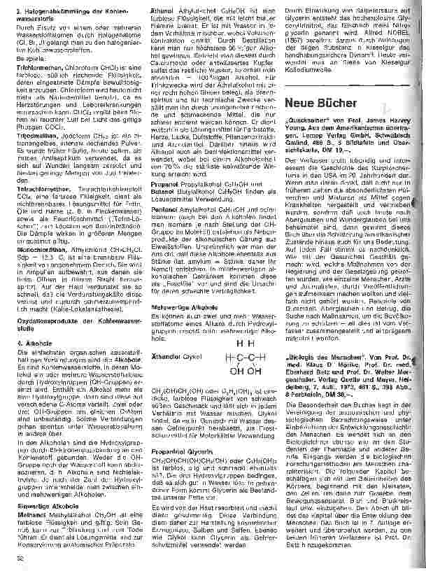 Vorschauseite 3: Einführung in die Chemie 1. Folge: B. Organische Chemie