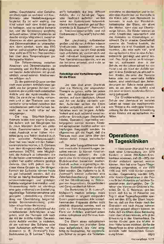 Vorschauseite 2: Therapie der kindlichen Epilepsie
