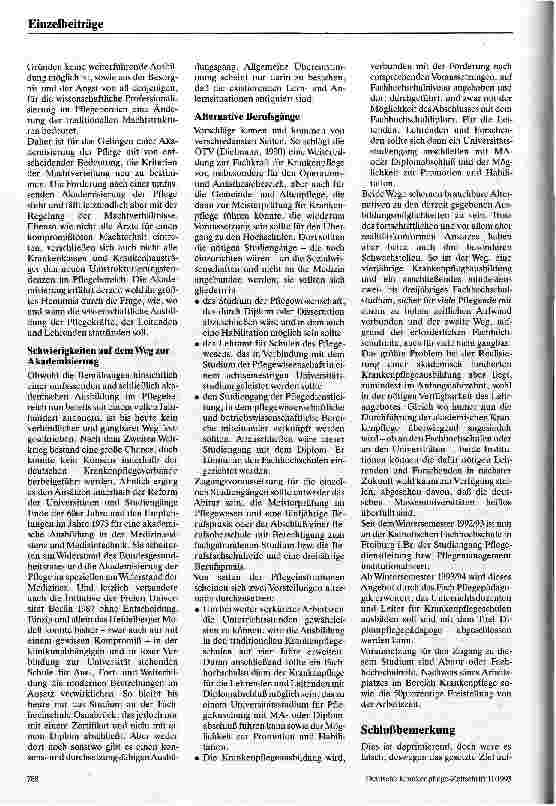 Vorschauseite 5: Akademisierung der Krankenpflege - ein Korrektiv des Pflegenotstands?