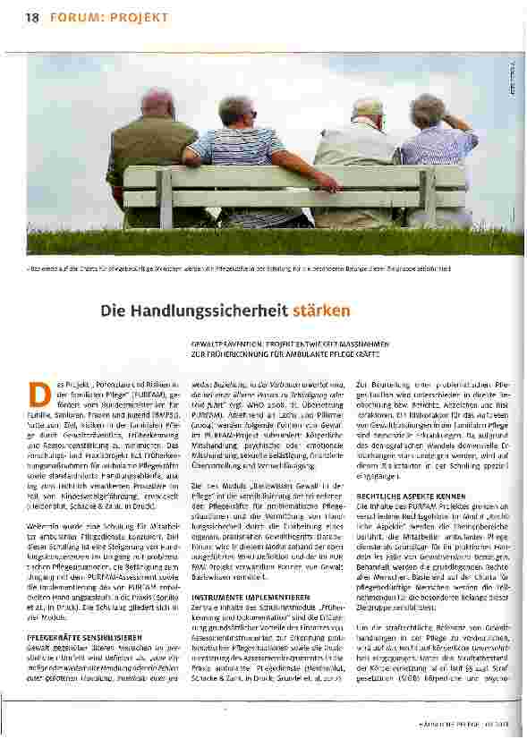 Vorschauseite 1: Die Handlungssicherheit stärken