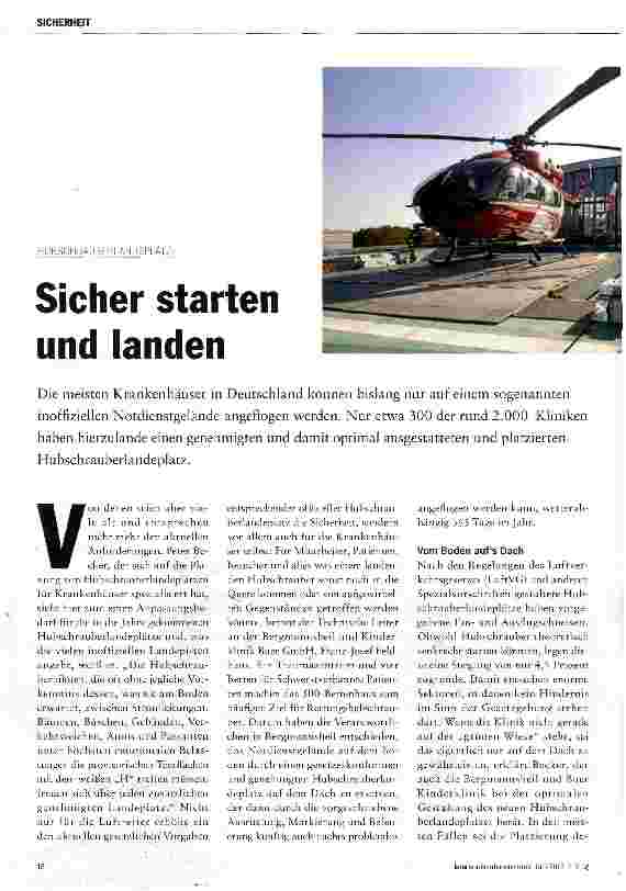 Vorschauseite 1: Sicher starten und landen