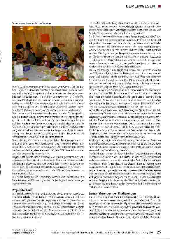 Vorschauseite 4: BetätigungsTAG DER GENERATIONEN