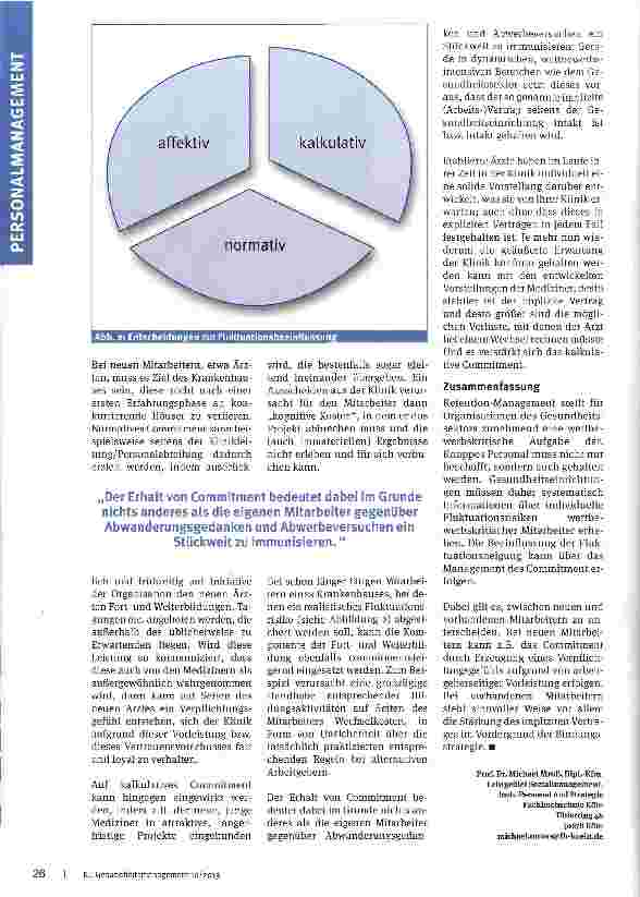 Vorschauseite 4: Retentions-Management in Gesundheitseinrichtungen