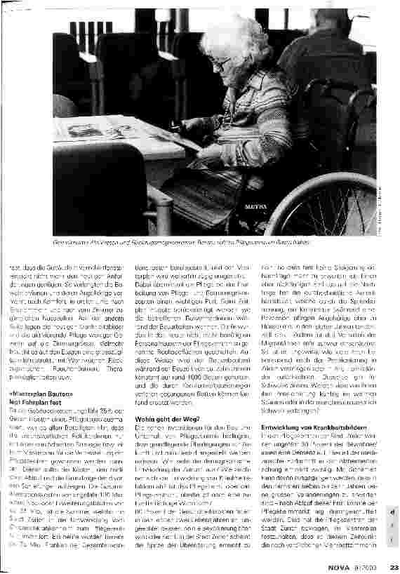 Vorschauseite 2: Vom Krankenheim zum Pflegezentrum