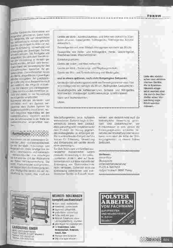 Vorschauseite 2: zur Rücknahme verpflichtet Entsorgung elektrischer und elektronischer Abfälle aus Krankenhäusern