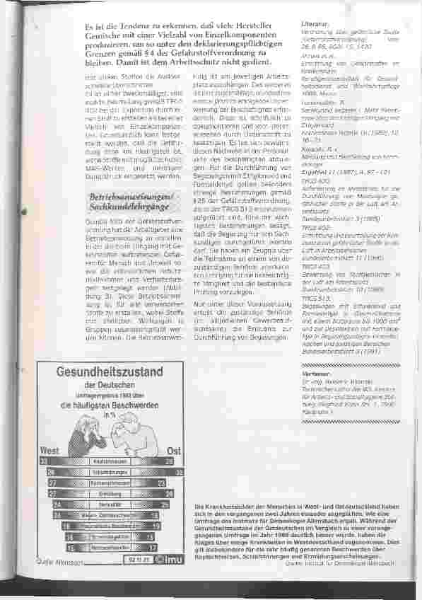 Vorschauseite 5: Gefahrstoffe im Krankenhaus - was tun? Die Verantwortung liegt allein beim Arbeitgeber