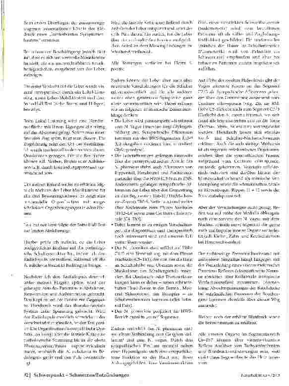 Vorschauseite 2: Referred Pain oder Zusammenhänge der Schmerzübertragung