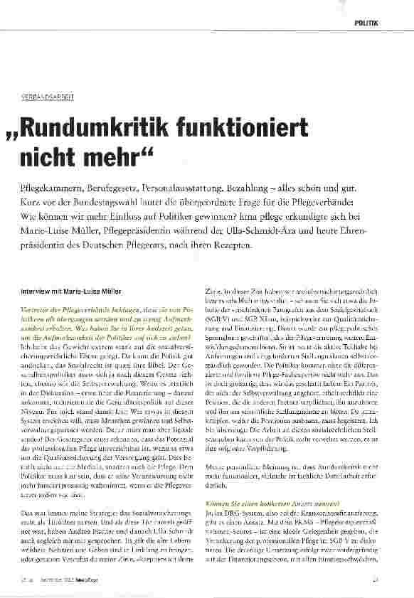 Vorschauseite 2: „Rundumkritik funktioniert nicht mehr