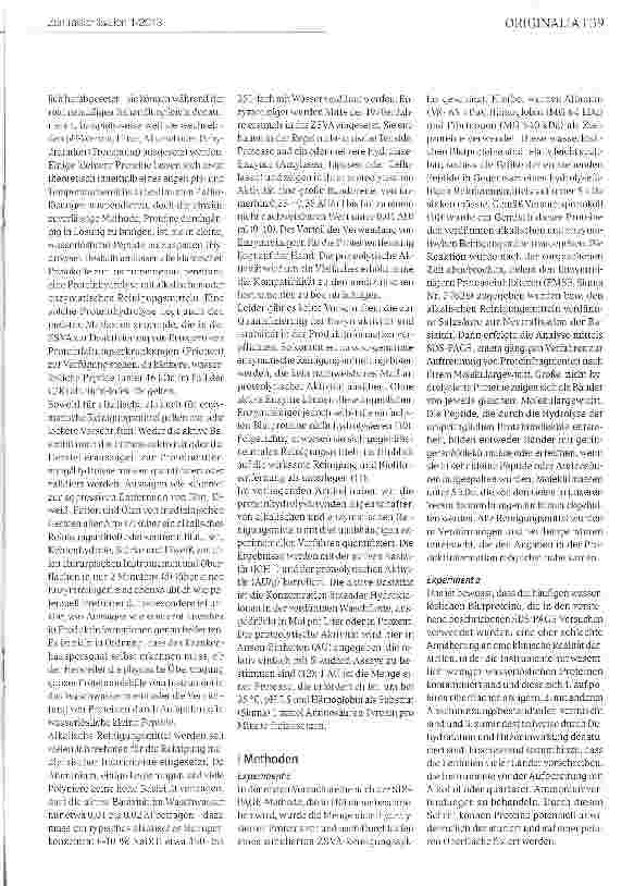 Vorschauseite 2: Entfernung von Proteinen von medizinischen Instrumenten mit alkalischen und enzyma-tischen Reinigungsmitteln