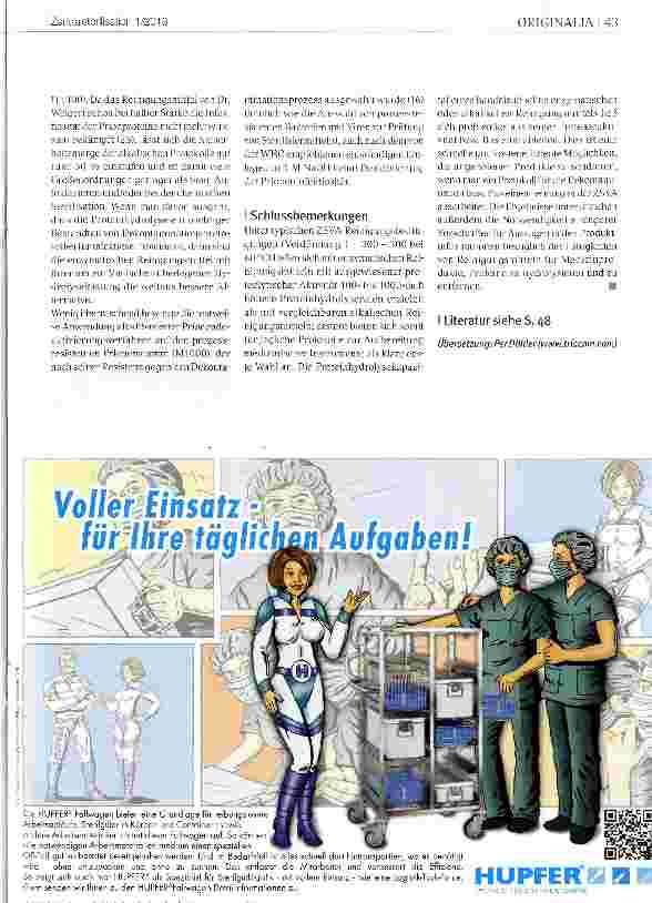 Vorschauseite 6: Entfernung von Proteinen von medizinischen Instrumenten mit alkalischen und enzyma-tischen Reinigungsmitteln