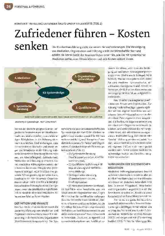 Vorschauseite 1: Zufriedener führen - Kosten senken