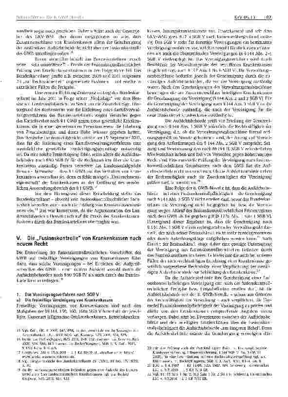 Vorschauseite 3: Die 8. GWB-Novelle -(K)eine neue Welt für die Krankenkassen?