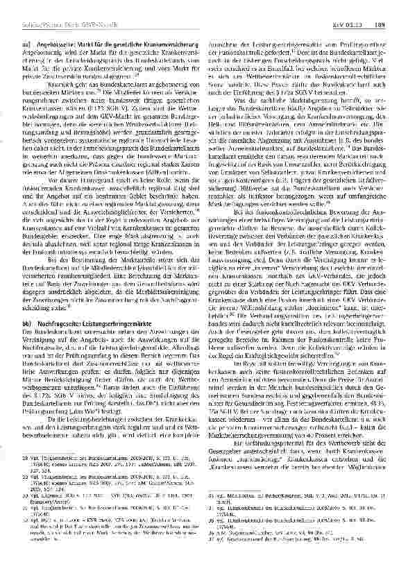 Vorschauseite 5: Die 8. GWB-Novelle -(K)eine neue Welt für die Krankenkassen?