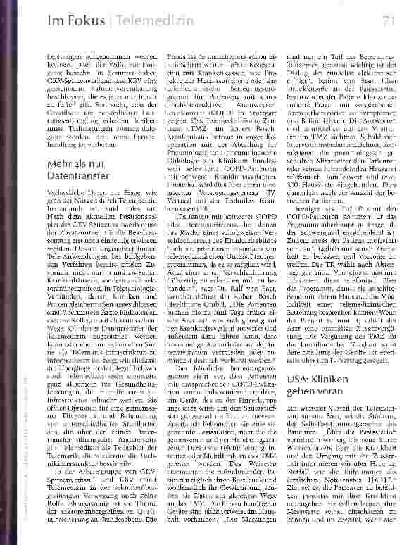 Vorschauseite 2: Virtuelle Visite
