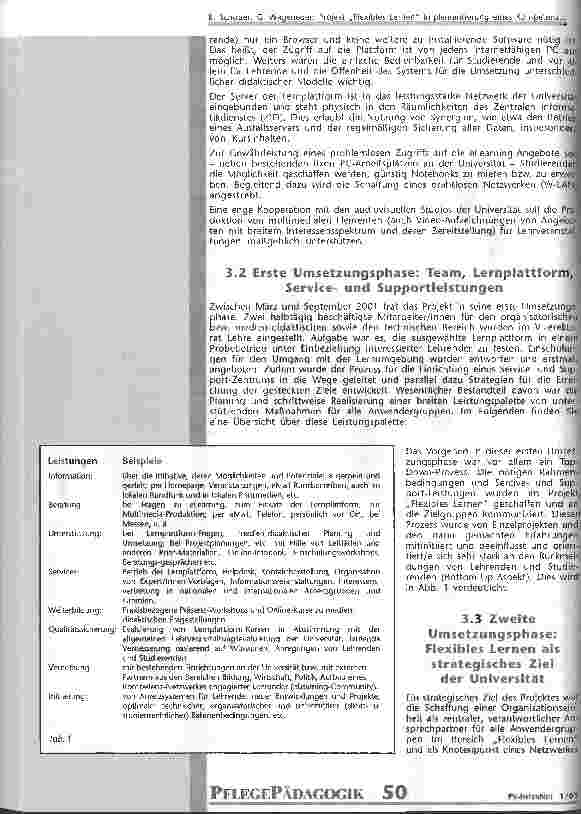 Vorschauseite 5: Projekt Flexibles Lernen Implementierung eines Kompetenzzentrums für offene, flexible Lernformen und alternative Lehrmethoden an der Paris Lodron-Universität Salzburg