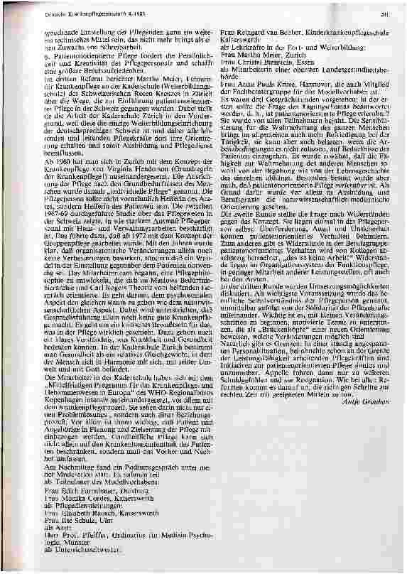 Vorschauseite 2: Patientenorientierte Pflege - erlernbar.