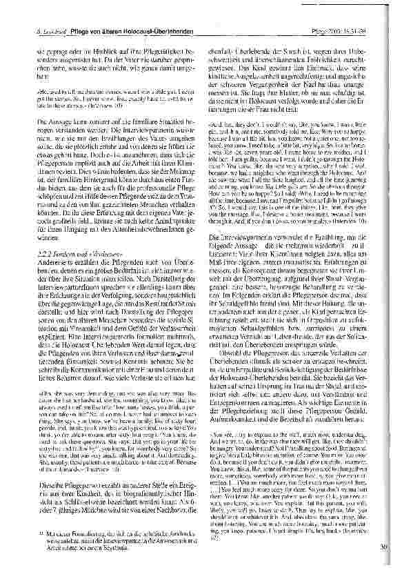 Vorschauseite 6: Pflege von älteren Holocaust-Überlebenden Erfahrungen israelischer Pflegepersonen vor dem Hintergrund ihrer eigenen Lebensgeschichte