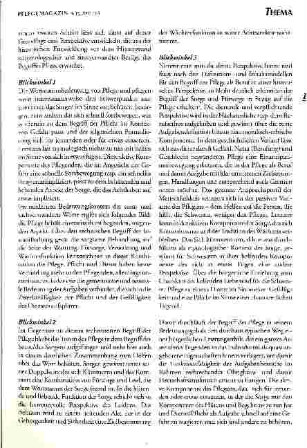 Vorschauseite 6: Pflege neu lernen