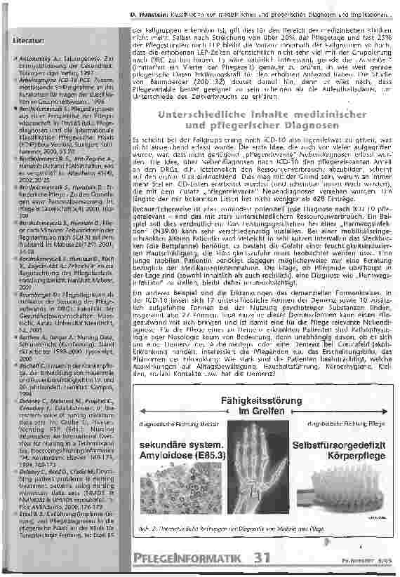 Vorschauseite 5: Klassifikation von medizinischen und pflegerischen Diagnosen und Implikationen für das GR-DRG-System