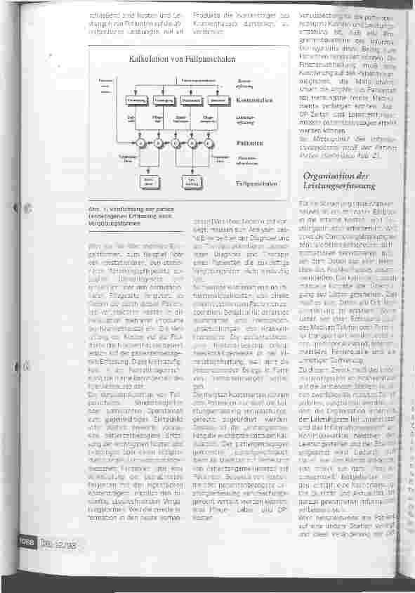 Vorschauseite 2: Leistungserfassung als Basis der Kostenträgerrechnung Die Station als Mittelpunkt des Informationssystems