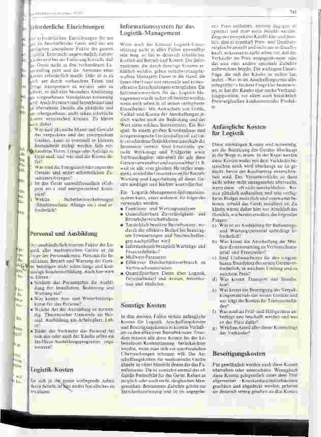 Vorschauseite 3: Grundlagen der Logistik beim Kauf medizinischer Geräte