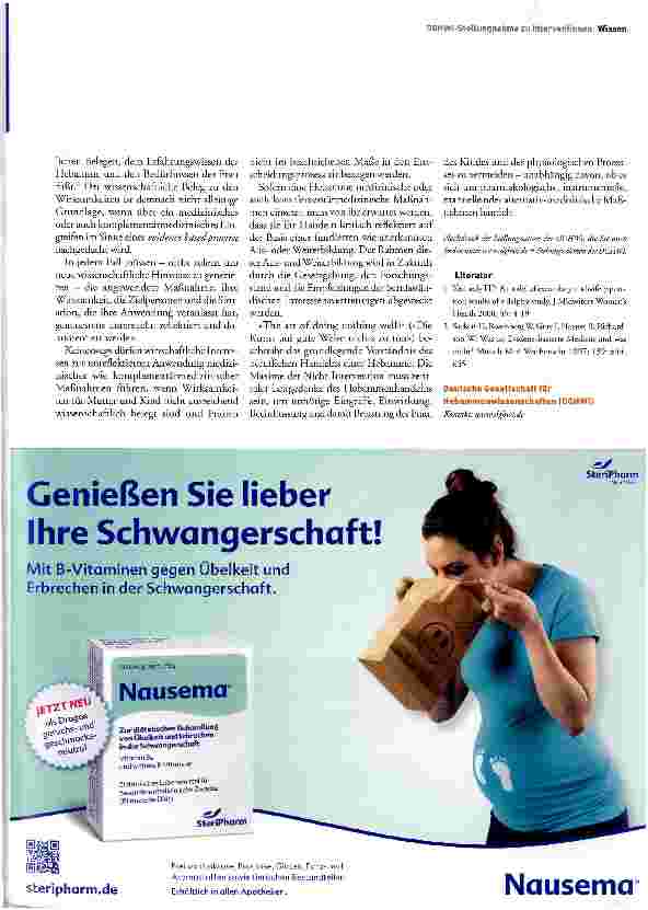 Vorschauseite 2: Stellungnahme der DGHWi zu Interventionen in der Hebammentätigkeit