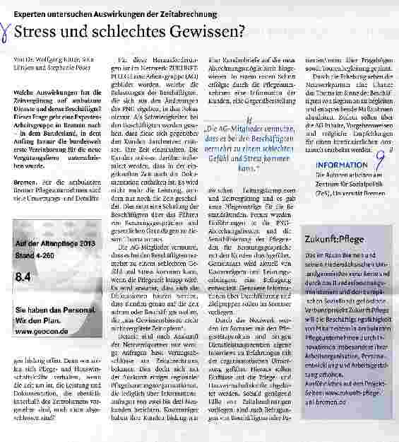 Vorschauseite 1: Stress und schlechtes Gewissen?
