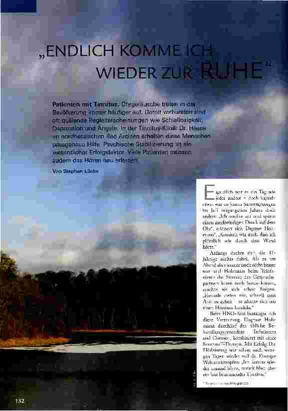 Vorschauseite 1: ENDLICH KOMME ICH WIEDER ZUR RUHE