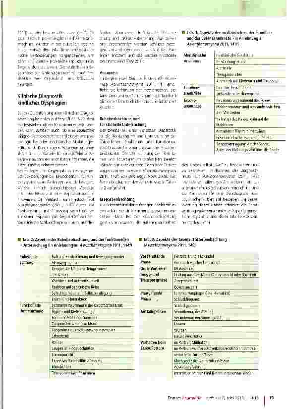 Vorschauseite 2: Diagnostik kindlicher Schluckund Fütterstörungen