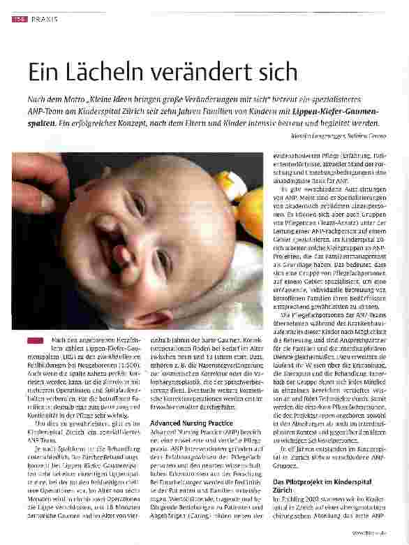 Vorschauseite 1: Ein Lächeln verändert sich