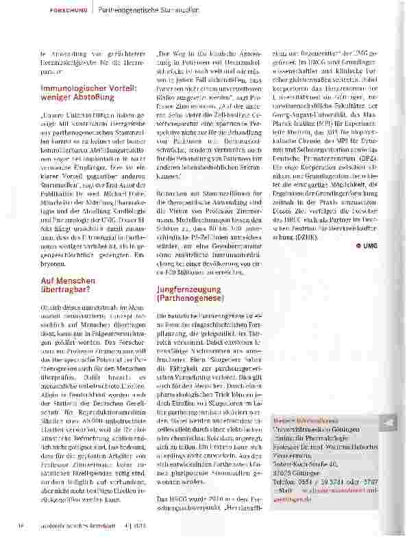 Vorschauseite 2: Herzreparatur mit unbefruchteten Eizellen