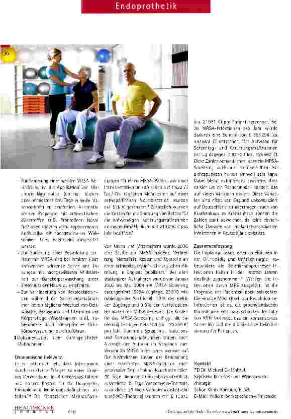Vorschauseite 3: Prävention vor Infektion