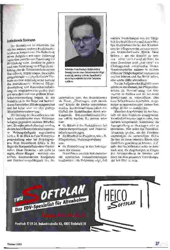 Vorschauseite 4: Sozialarbeit im Heim