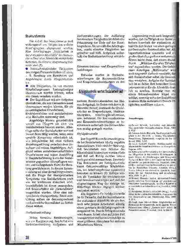 Vorschauseite 5: Sozialarbeit im Heim