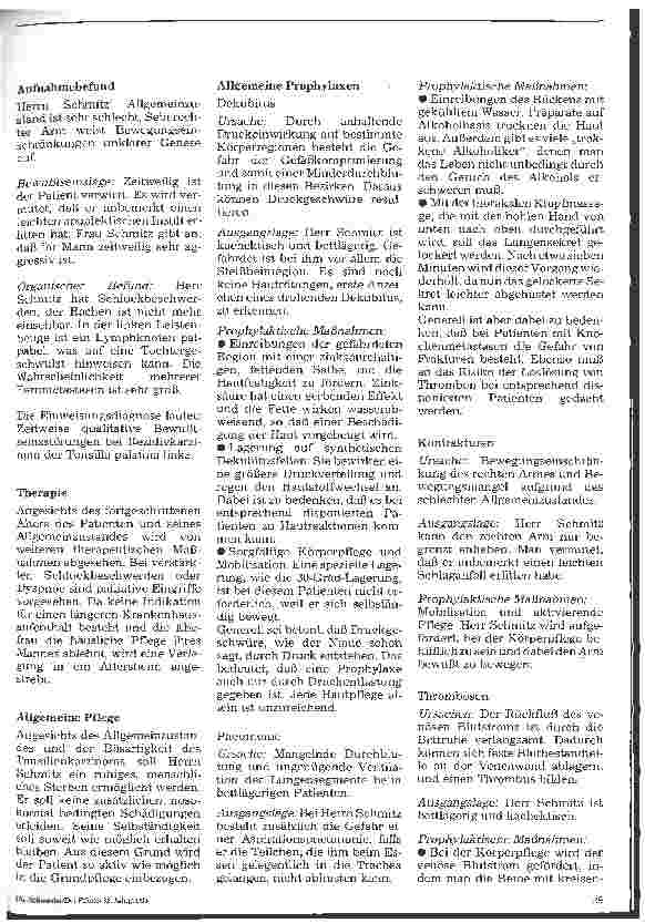 Vorschauseite 2: Allgemeine und spezielle Pflege bei Gaumenmandel-Karzinom