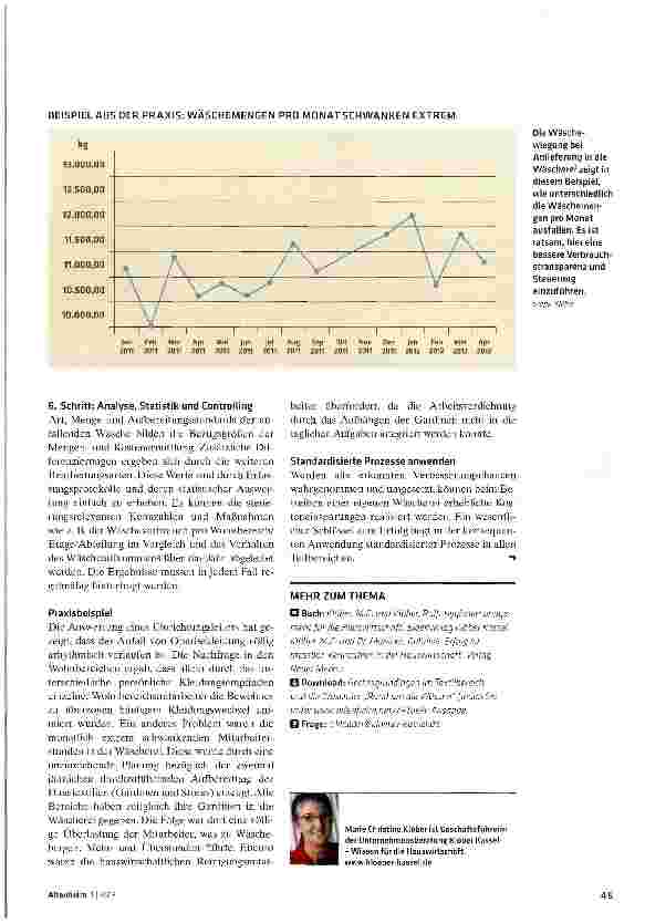 Vorschauseite 4: Sechs Schritte zum effizienten Wäschemanagement