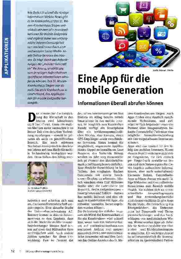 Vorschauseite 1: Eine App für die mobile Generation