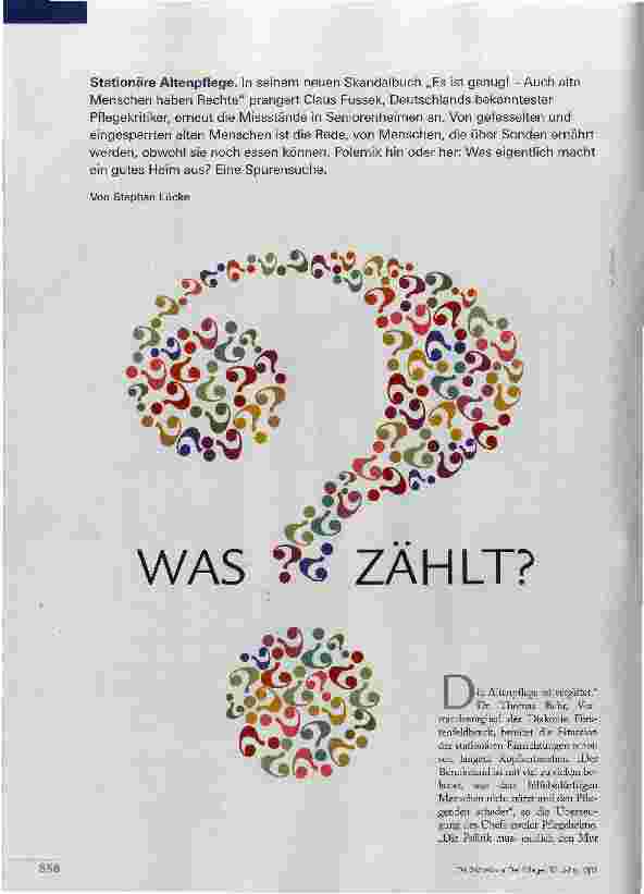 Vorschauseite 1: Was zählt?