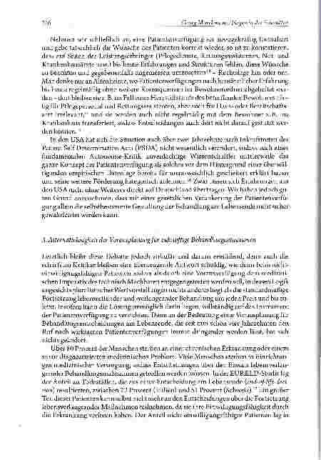 Vorschauseite 4: Patientenverfügungen und Advance Care Planning: Internationale Erfahrungen