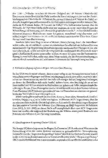 Vorschauseite 5: Patientenverfügungen und Advance Care Planning: Internationale Erfahrungen