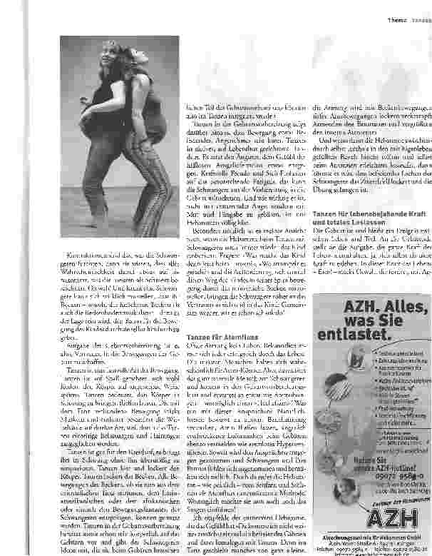 Vorschauseite 3: Tanzen für ein würdevolles Ritual im Übergang