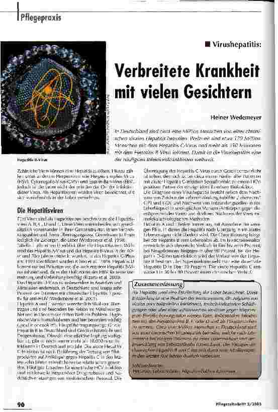 Vorschauseite 1: Verbreitete Krankheit mit vielen Gesichern