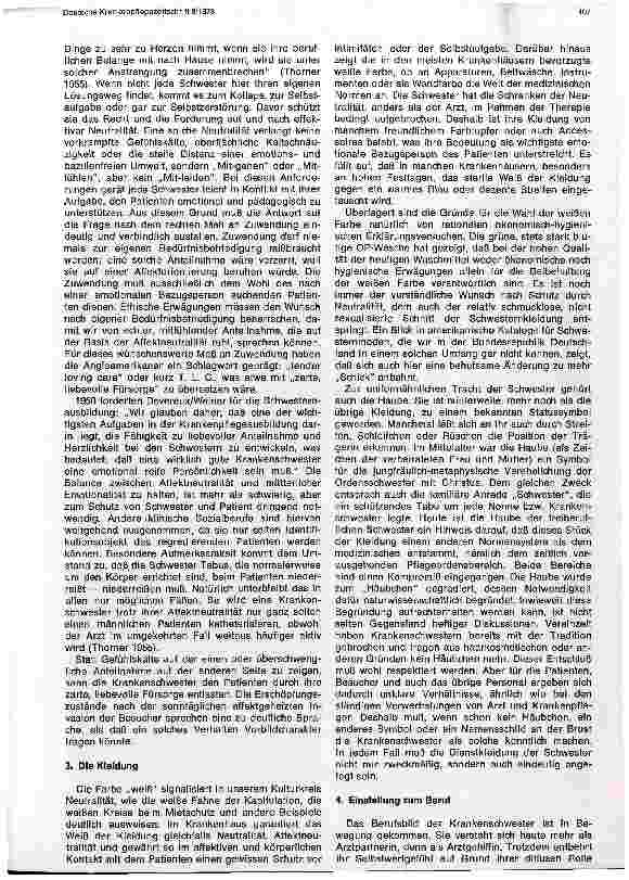 Vorschauseite 4: Zur sozialpsychologischen Situation der Krankenschwester