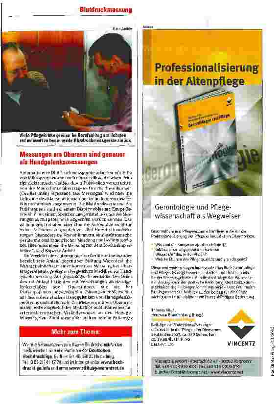 Vorschauseite 2: Profis messen meist per Hand