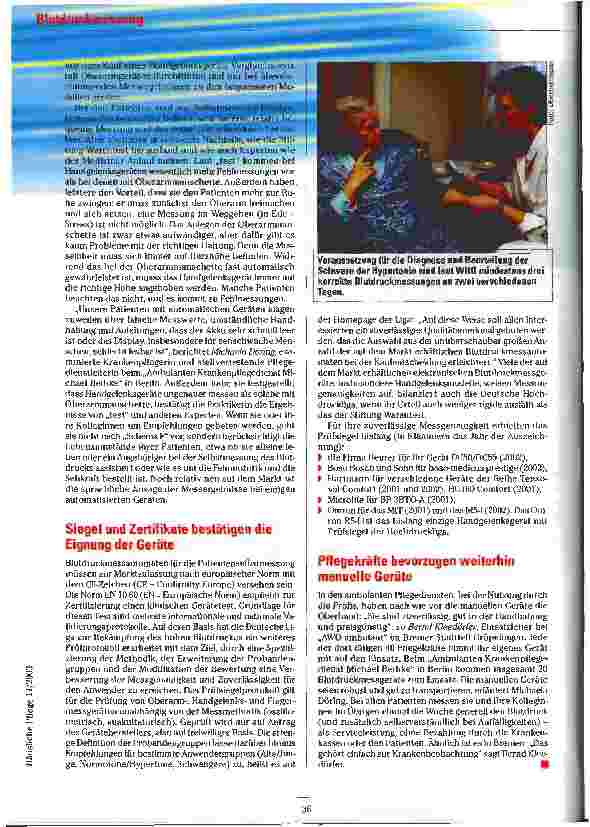 Vorschauseite 3: Profis messen meist per Hand