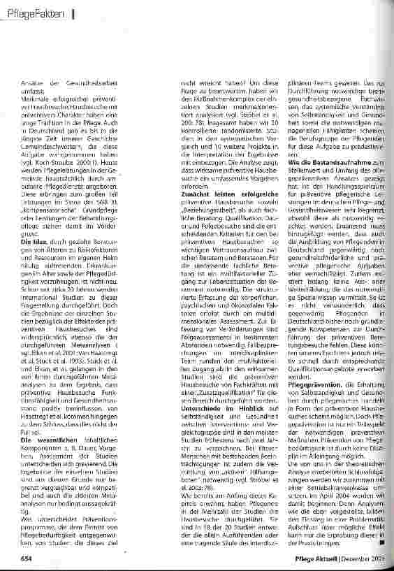 Vorschauseite 4: Pflegerische Ansätze zur Verringerung der Pflegebedürftigkeit