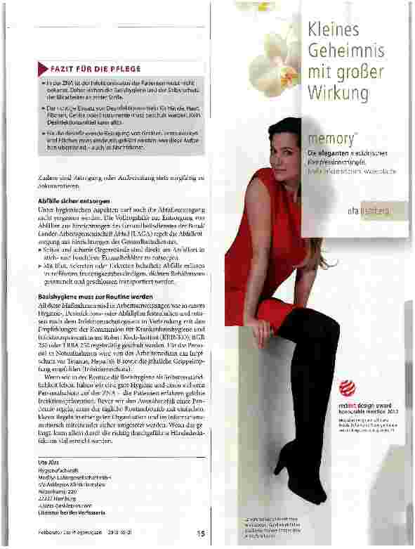 Vorschauseite 3: Hygiene in der Notaufnahme - Reine Organisationssache