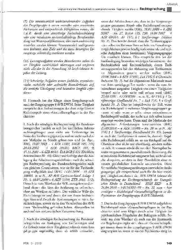 Vorschauseite 6: Eingruppierung einer Pflegefachkraft in einem psychiatrischen Pflegeheim der Diakonie