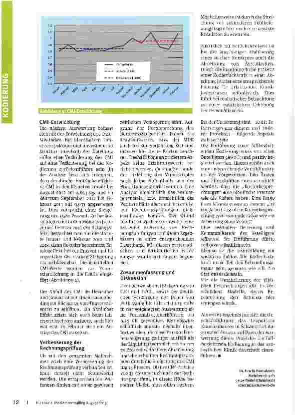 Vorschauseite 4: Kein Arbeitstag ohne Kodierbesprechung!