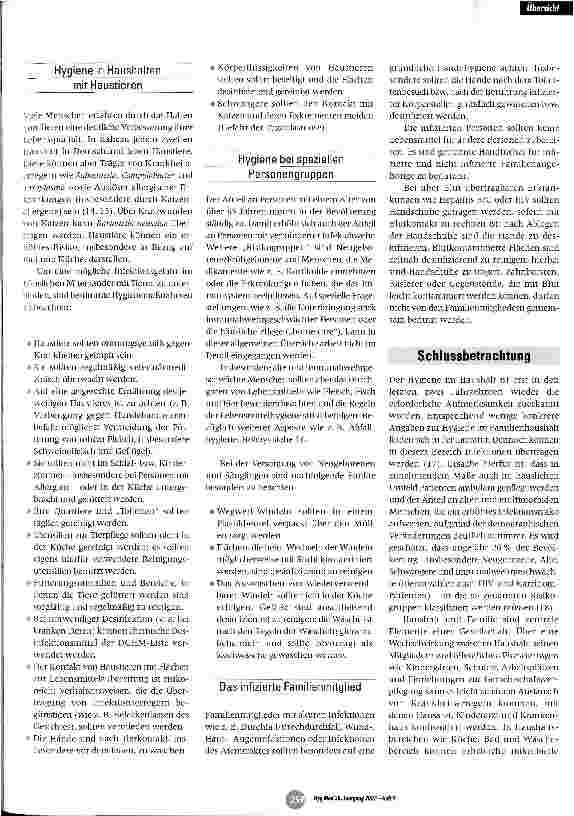 Vorschauseite 5: Hygiene im Familienhaushalt